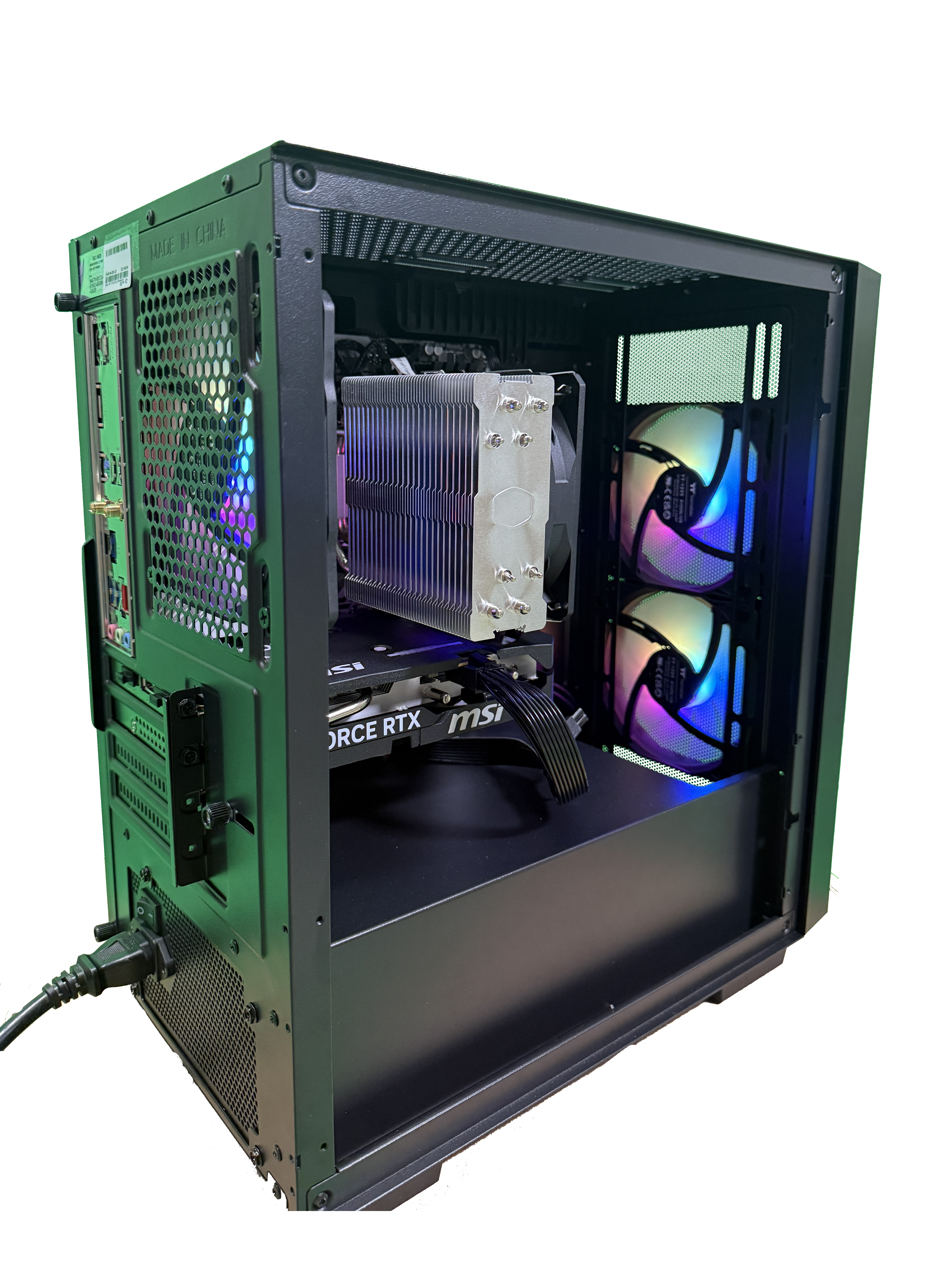 Gaming Desktop - AMD Ryzen 5 9600X | NVIDIA GeForce RTX 5060 8GB GDDR7, 16GB DDR5, 1TB NVMe Gen4 SSD, Air Cooling