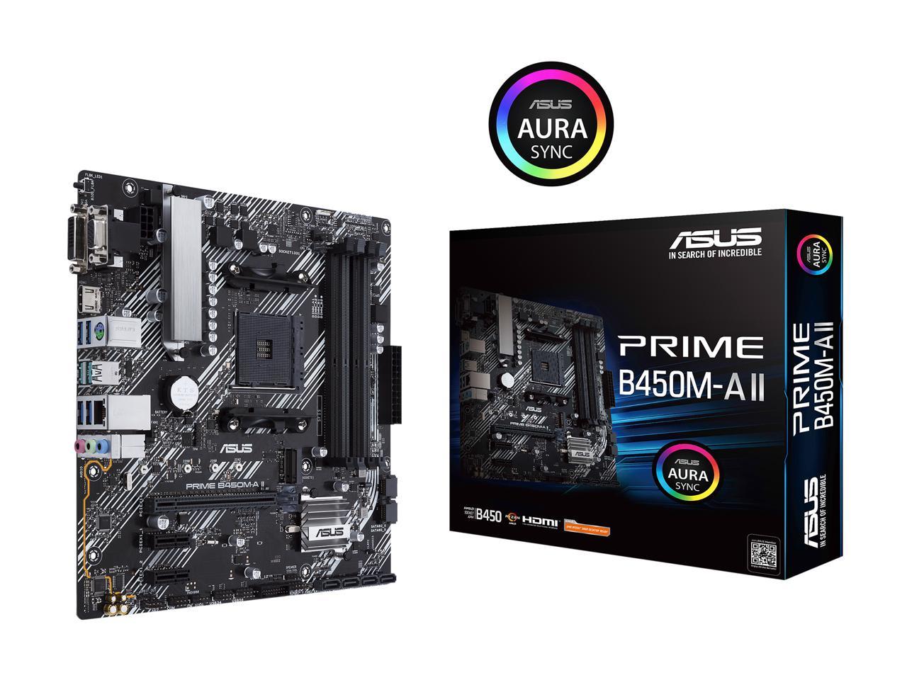 ASUS Prime - B450M-A II AM4 mATX DDR4