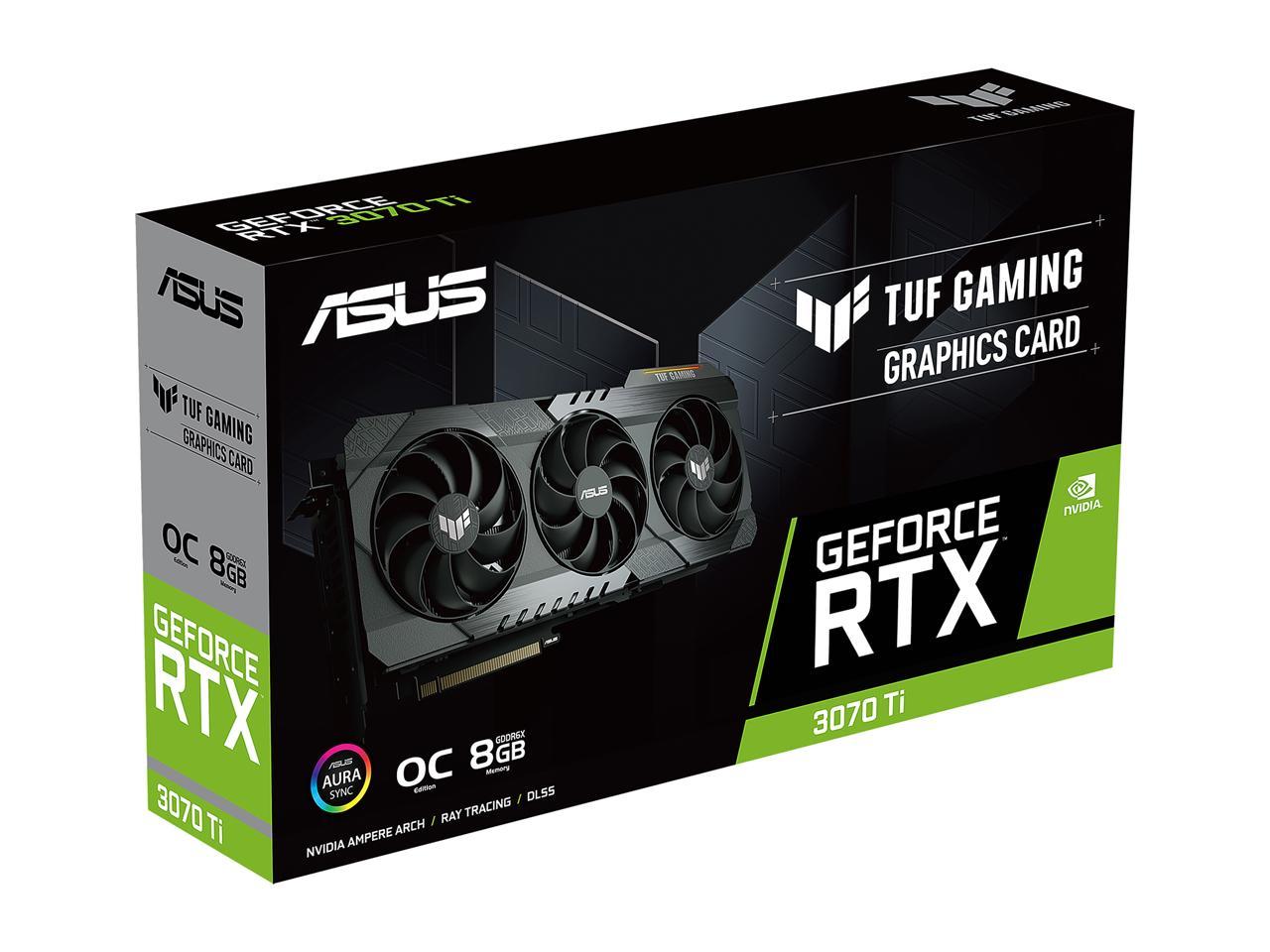 ASUS TUF Gaming GeForce RTX 3070 Ti OC Edition - 8GB GDDR6X
