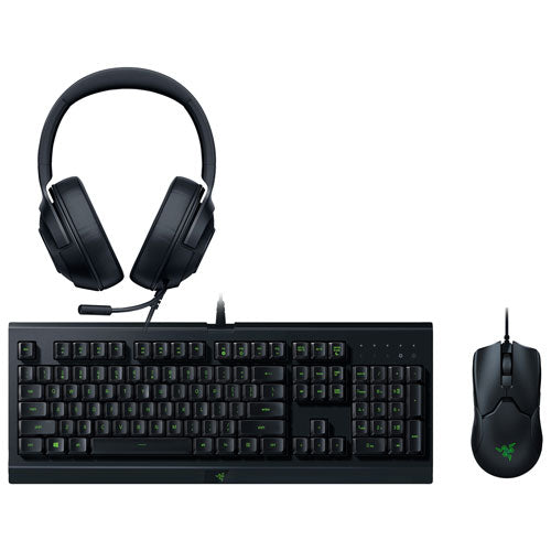 Razer Power Up Bundle – Cynosa Lite Viper Kraken X Lite (Gaming Keyboard, Mouse & Headphone)