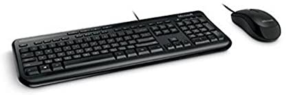 Microsoft Wired Desktop 600 Combo clavier et souris - ‎3J2-00022 - Clavier anglais et souris optique USB (RÉSISTANT AUX DÉVERSEMENTS)