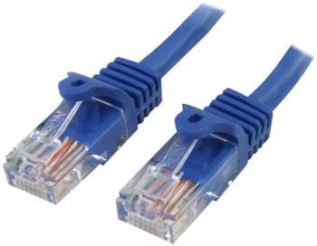 StarTech Cable RJ45PATCH6 6ft Blue Snagless Cat5e UTP Patch Cable Retail (RJ45PATCH6)