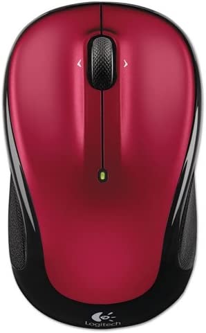 Logitech - M325 Wireless Mouse, Right/Left, Red