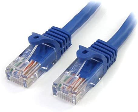 StarTech Cable RJ45PATCH6 6ft Blue Snagless Cat5e UTP Patch Cable Retail (RJ45PATCH6)