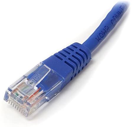 StarTech.com Cat5e Ethernet Cable - 20 ft - Blue - Patch Cable - Molded Cat5e Cable - Network Cable - Ethernet Cord - Cat 5e Cable - 20ft (M45PATCH20BL)