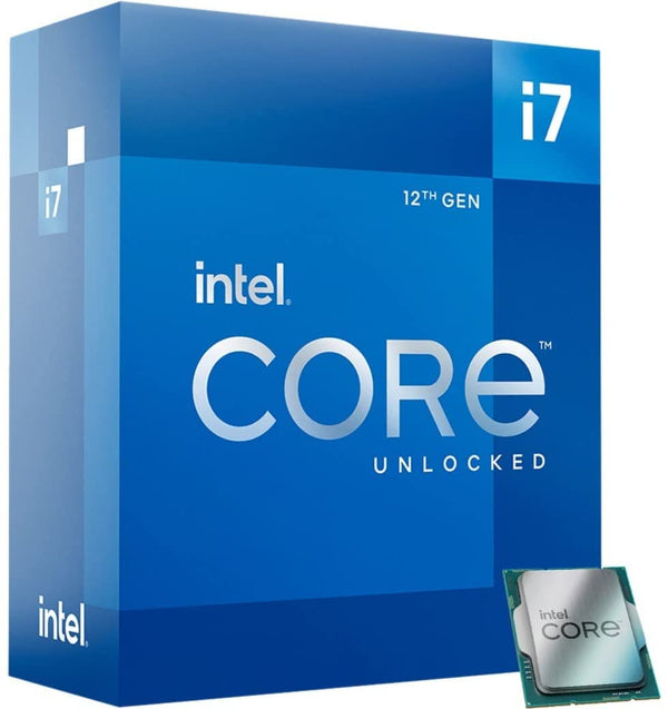 Processeur de bureau Intel Core i7-12700K 12 (8P+4E) cœurs jusqu'à 5,0 GHz Chipset LGA1700 série 600 débloqué 125 W