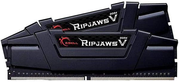 G.Skill RipJaws Série V 16 Go (2 x 8 Go) SDRAM 288 broches PC4-25600 DDR4 3200 CL16-18-18-38 Mémoire de bureau double canal 1,35 V Modèle F4-3200C16D-16GVKB