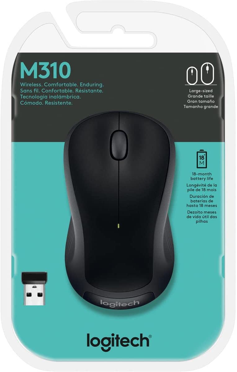Logitech Wireless Mouse M310 (Black)