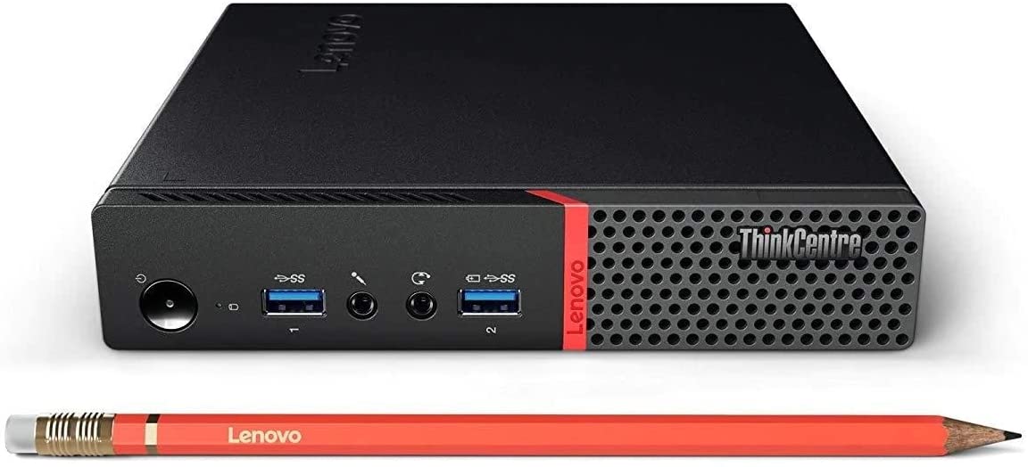 Ordinateur de bureau Lenovo ThinkCentre M900 Tiny remis à neuf, Quad Core Intel Core i5-6500T, 2,5 GHz jusqu'à 3,1 GHz, 8 Go de RAM DDR4, 256 Go SSD, AC-600 WiFi, HDMI, DVI, DisplayPort VIP