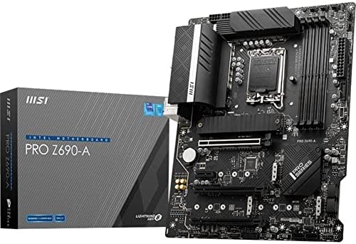 Carte mère MSI PRO Z690-A ProSeries (ATX, Intel Core 12e génération, socket LGA 1700, DDR5, USB 3.2 Gen 2, PCIe 5, LAN 2,5 G, emplacements M.2)