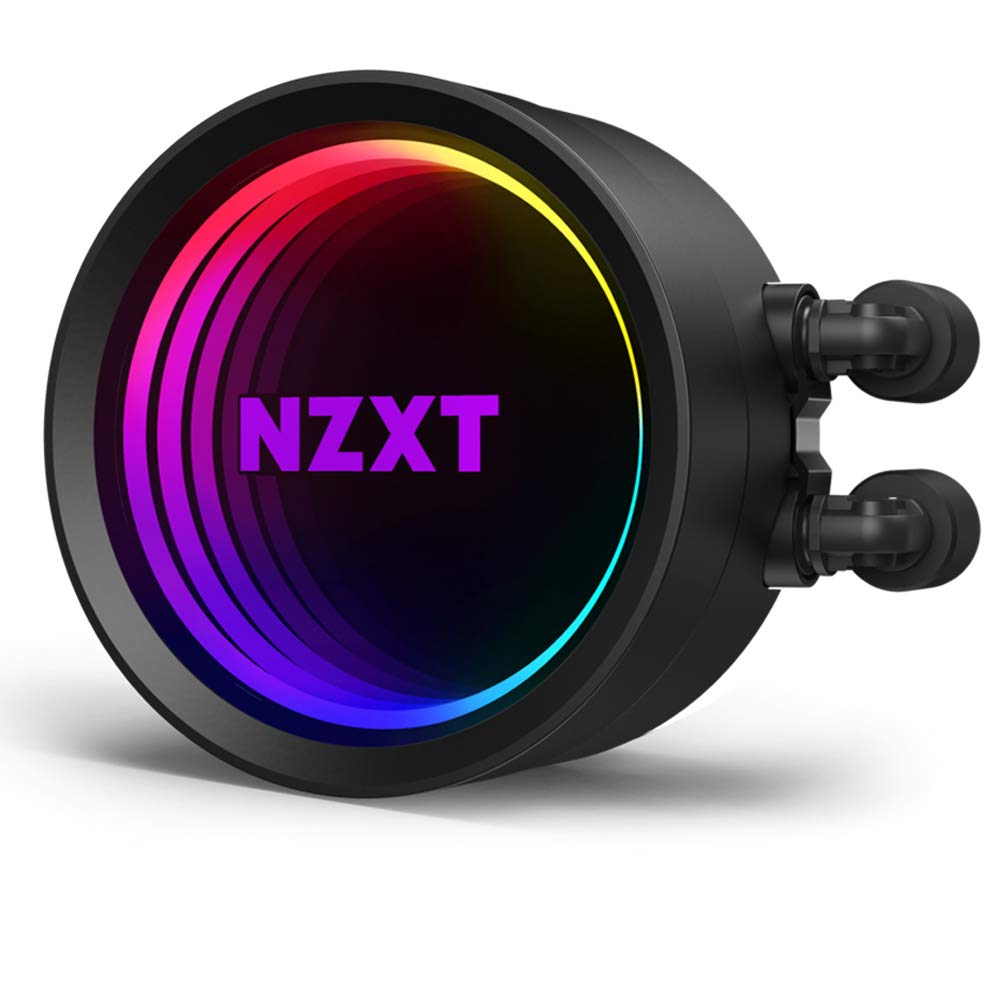 NZXT Kraken X53 240 mm - RL-KRX53-01 - Refroidisseur de liquide pour processeur AIO RGB - Conception de miroir infini rotatif - Pompe améliorée - Connecteur RGB