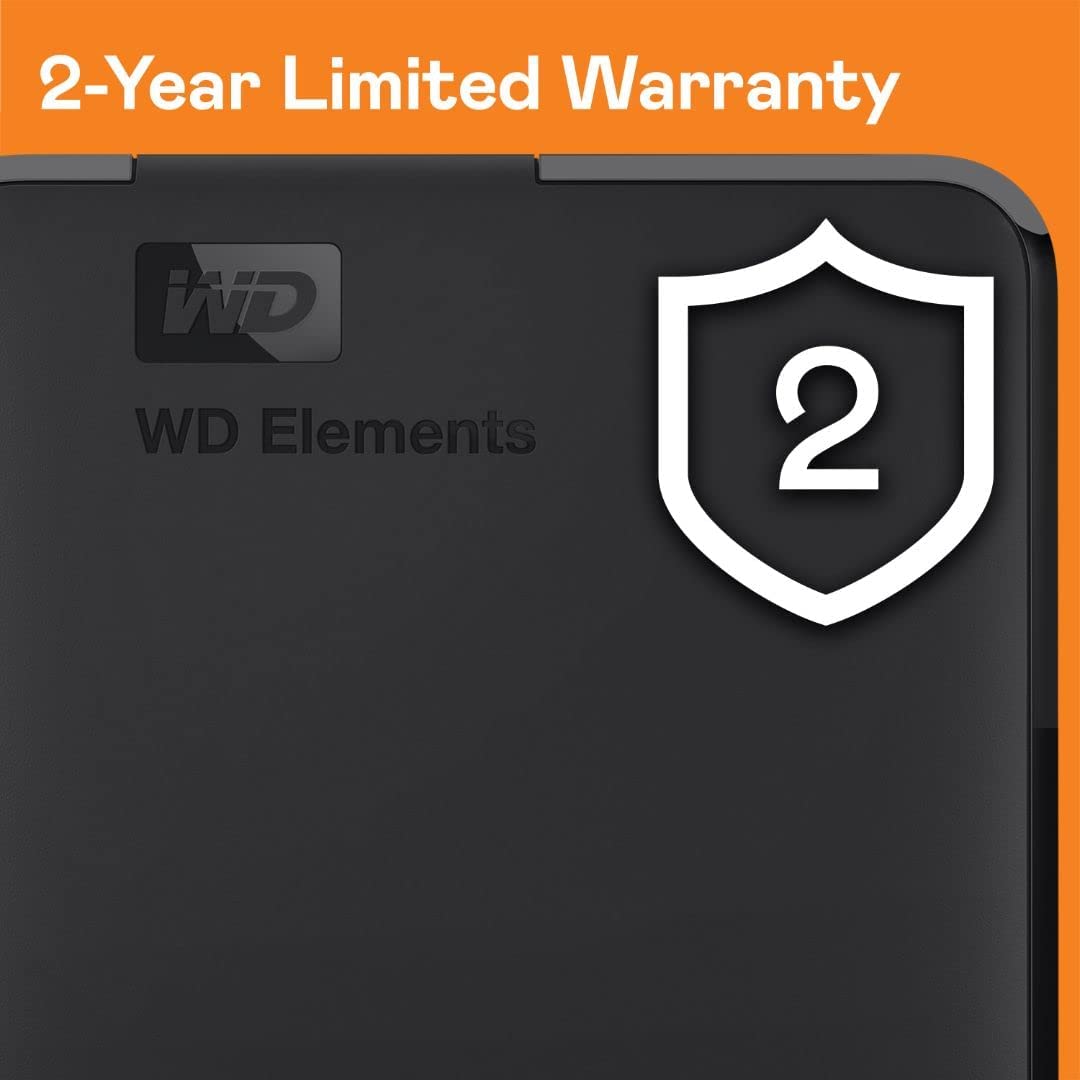 Disque dur externe Western Digital WD Elements Portable WDBU6Y0020BBK - Disque  dur - 2 To - externe (portable) - USB 3.0