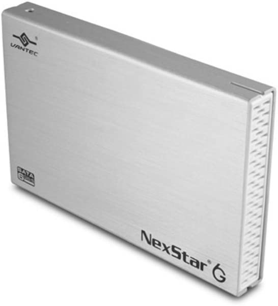 Vantec 2,5 pouces SATA 6 Gb/s vers USB 3.0 HDD/SSD boîtier en aluminium, argent (NST-266S3-SV)