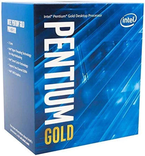 Processeur de bureau Intel® Pentium Gold G-6400 2 cœurs 4,0 GHz LGA1200 (jeu de puces Intel® série 400) 58 W (BX80701G6400)