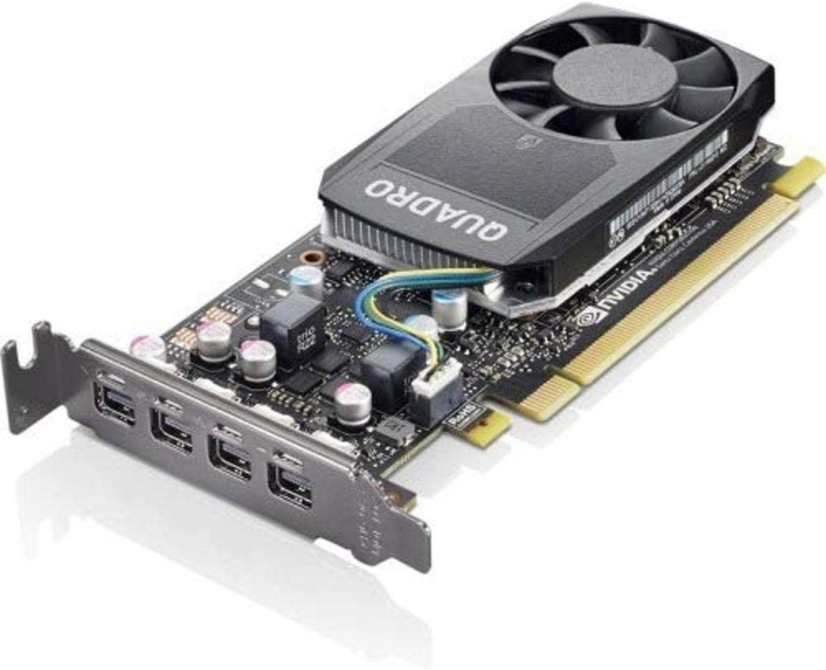 NVIDIA Quadro P620 Graphics card - Quadro P620 - 2 GB GDDR5 low profile - 4 x Mini DisplayPort - for ThinkStation P320 30BJ, 30BK, 30BS; P330 30C7, 30C8, 30CA; P330 (2nd Gen) 30D2