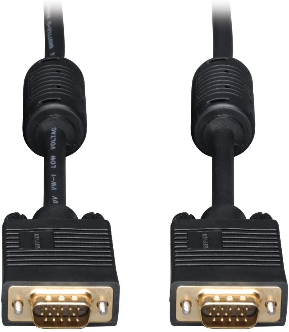 Tripp Lite 30ft Svga/Vga Monitor Gold Cable RGB Coax Hd15 Male/Male