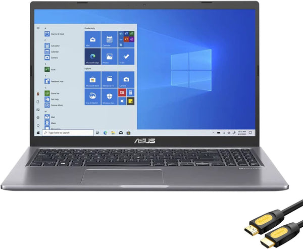 Ordinateur portable ASUS VivoBook 15,6"FHD à écran tactile (Intel Core-i3 1115G4 - 4,1 Ghz/8 Go de RAM/128 Go SSD/lecteur d'empreintes digitales USB-C/clavier HDMI avec pavé numérique/Windows 11S)