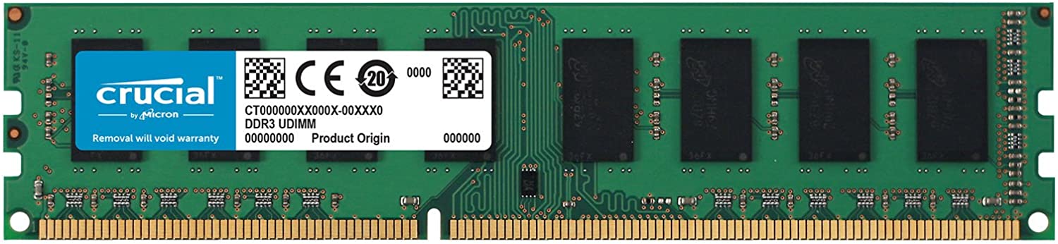 Crucial RAM 8 Go DDR3 1600 MHz CL11 Mémoire de bureau CT102464BD160B