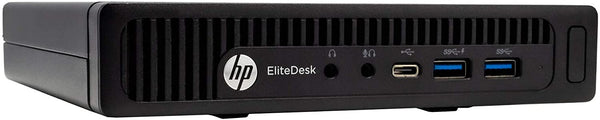 Refurbished Desktop HP EliteDesk 800 G2 Mini (Intel Quad-Core i5-6500T 3.1GHz/8G RAM/240G SSD/Windows 10 En/Es/Fr)