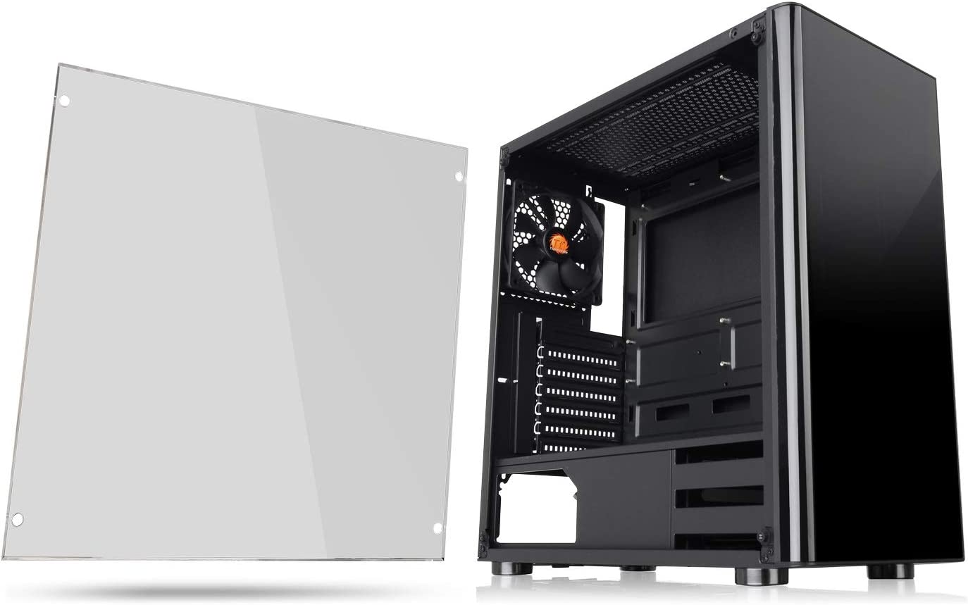 Thermaltake V200 TG  ATX Mid Tower Computer Chassis Black