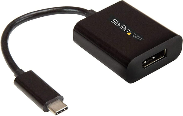 StarTech.com Adaptateur USB C vers DisplayPort - 4K 60Hz/8K 30Hz, Dongle USB Type-C DP 1.4 HBR2, Convertisseur vidéo de moniteur compact USB-C (DP Alt Mode), Fonctionne avec TB3 - Convertisseur Type-C vers DP (CDP2DP )