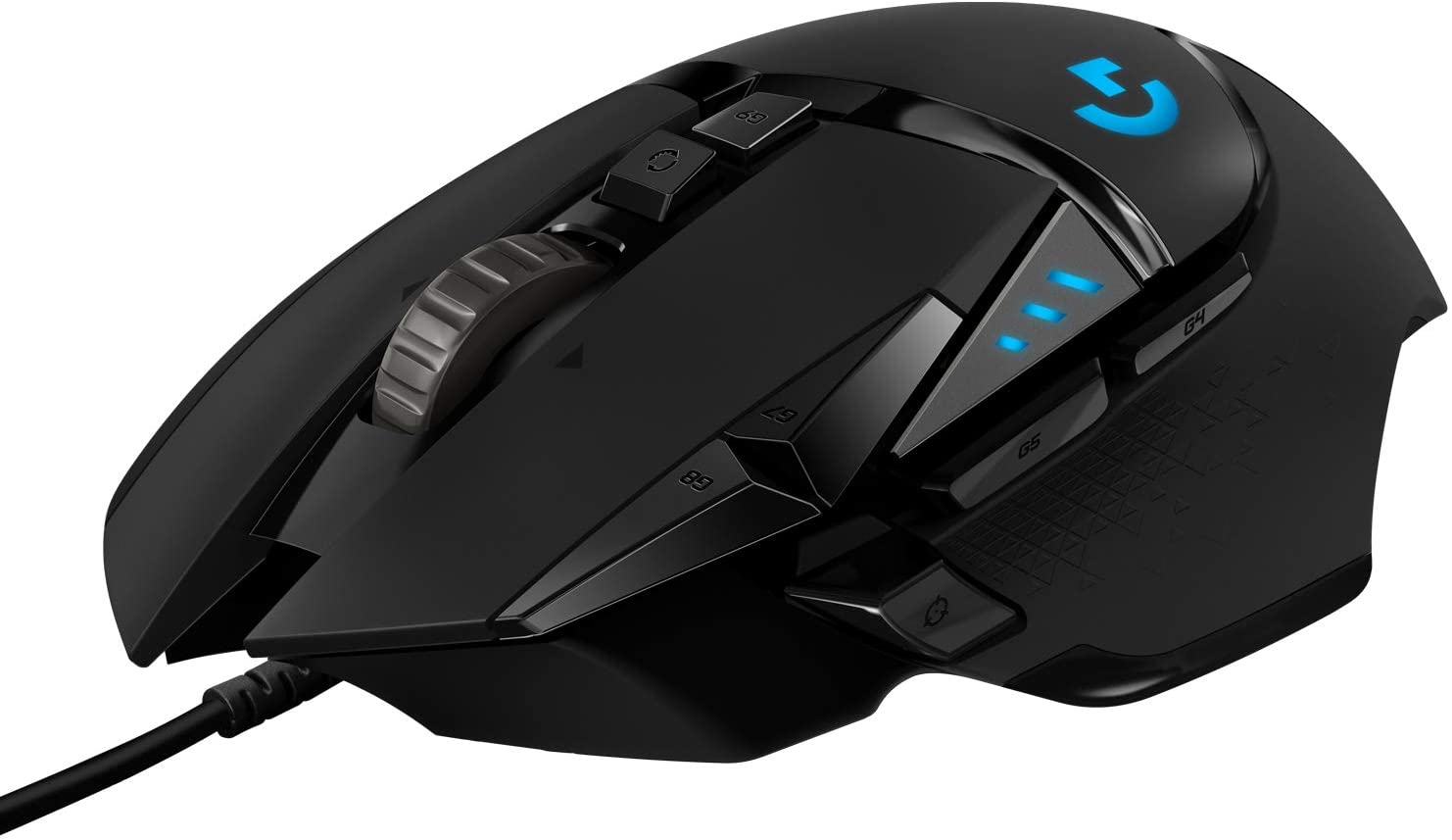 Logitech G502 HERO High Performance Wired Gaming Mouse, HERO 25K Sensor,Adjustable Weights, 11 Programmable Buttons, PC / Mac