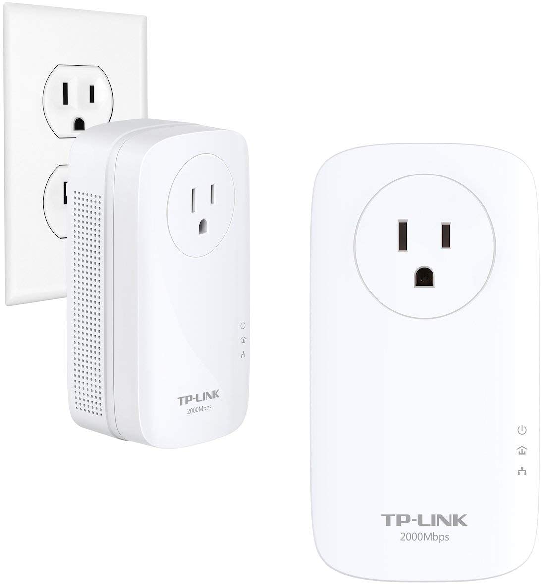 TP-Link AV2000 Powerline Adapter (TL-PA9020P KIT) - 2 Gigabit Ports, Ethernet Over Power, Plug&Play, Power Saving, 2x2 MIMO, Noise Filtering, Extra...