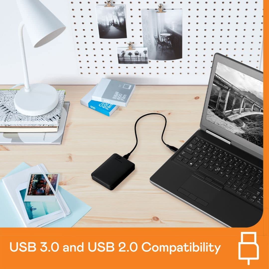 Disque dur externe portable WD Elements 2 To - USB 3.0 - WDBU6Y0020BBK
