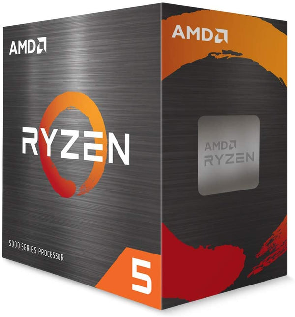 Processeur de bureau déverrouillé AMD Ryzen 5 5600X à 6 cœurs et 12 fils avec refroidisseur Wraith Stealth