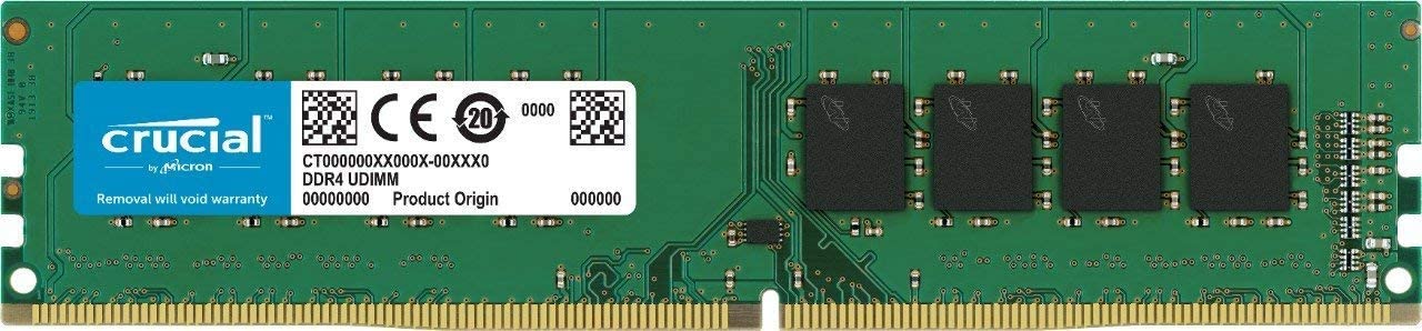 Crucial RAM 16 Go DDR4 2400 MHz CL17 Mémoire de bureau CT16G4DFD824A
