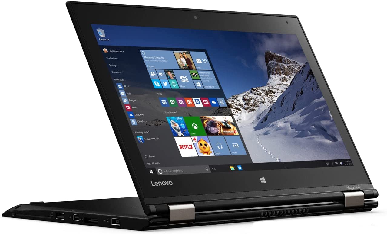 Ordinateur portable Lenovo ThinkPad Yoga 260 à écran tactile 12,5 pouces remis à neuf, Intel Core i5, 16 Go de RAM, 256 Go SSD, Win10 Pro