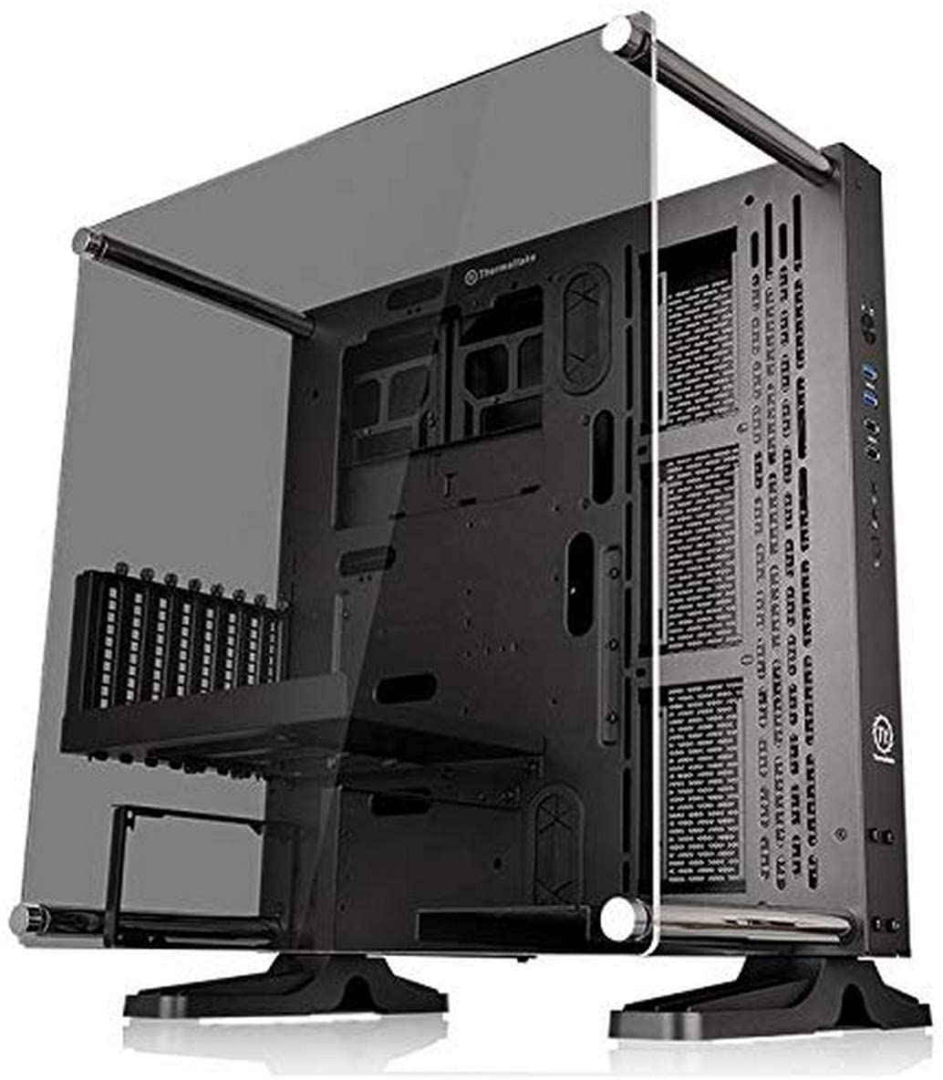 Thermaltake Core P3 Tempered Glass Black Edition ATX Open Frame Panoramic Viewing Tt LCS Certified Gaming Computer Case