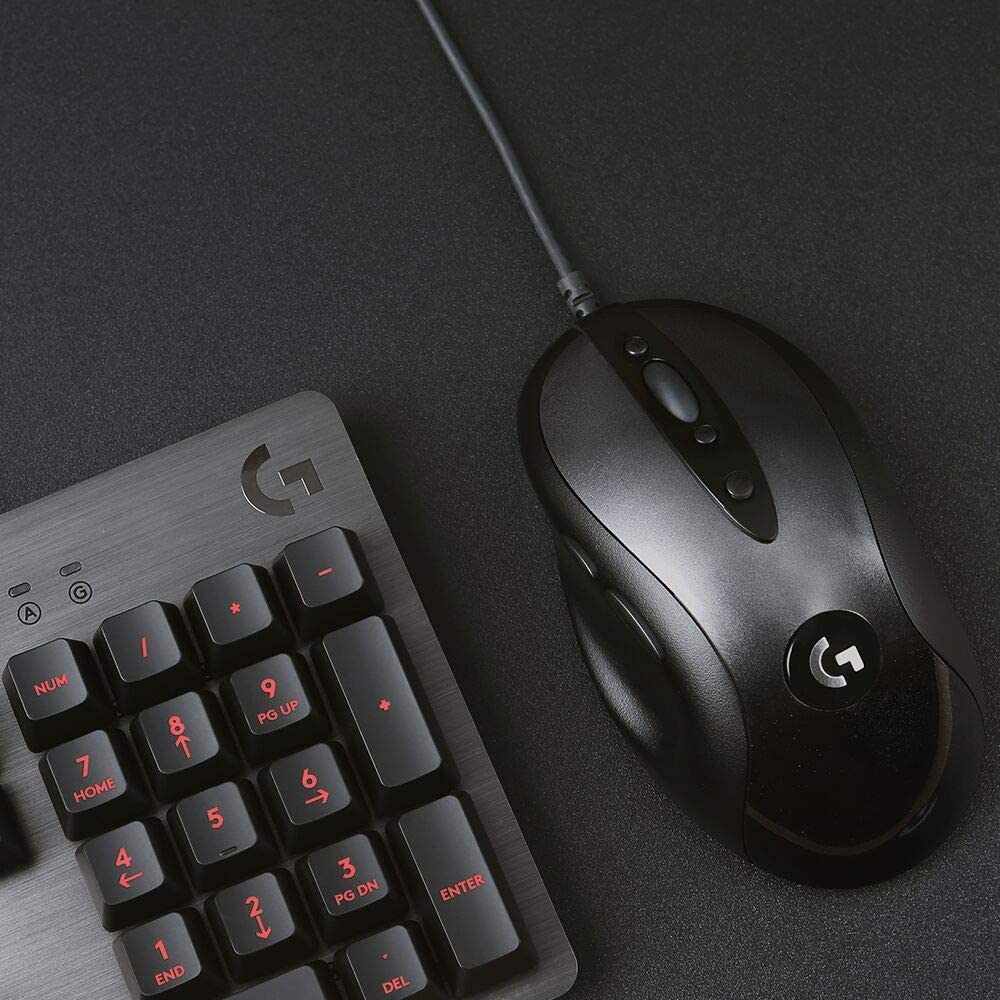 Logitech MX518 Gaming-Grade Optical Mouse PC Mouse, PC/Mac, 2 voies