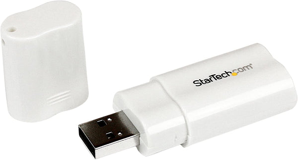 StarTech.com ICUSBAUDIO USB to Stereo Audio Adapter Converter