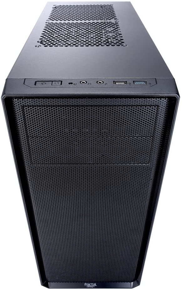 Fractal Design Focus G - Mid Tower Computer Case - ATX - High Airflow - 2X Silent ll Series 120mm White LED Fans