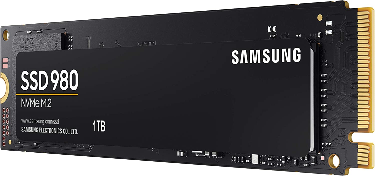Samsung 980 Series - 1TB PCIe Gen3. X4 NVMe 1.4 - M.2 Internal SSD (MZ-V8V1T0B/AM)