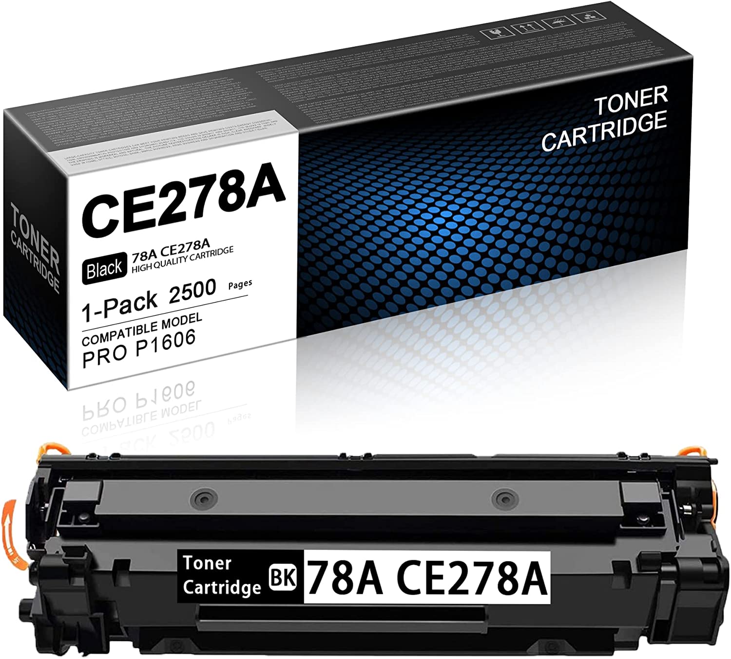 Compatible Black Toner Cartridge alternative for HP CE278A