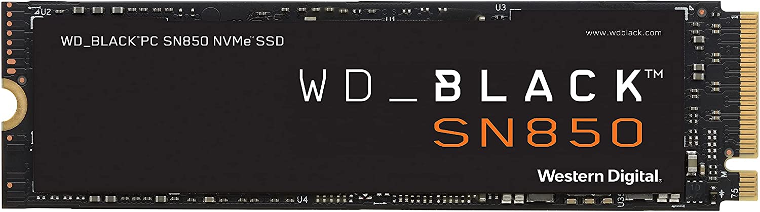 WD BLACK SN850 NVMe Internal Gaming SSD Solid State Drive - Gen4 PCIe, M.2 2280, 3D NAND, Up to 7,000 MB/s