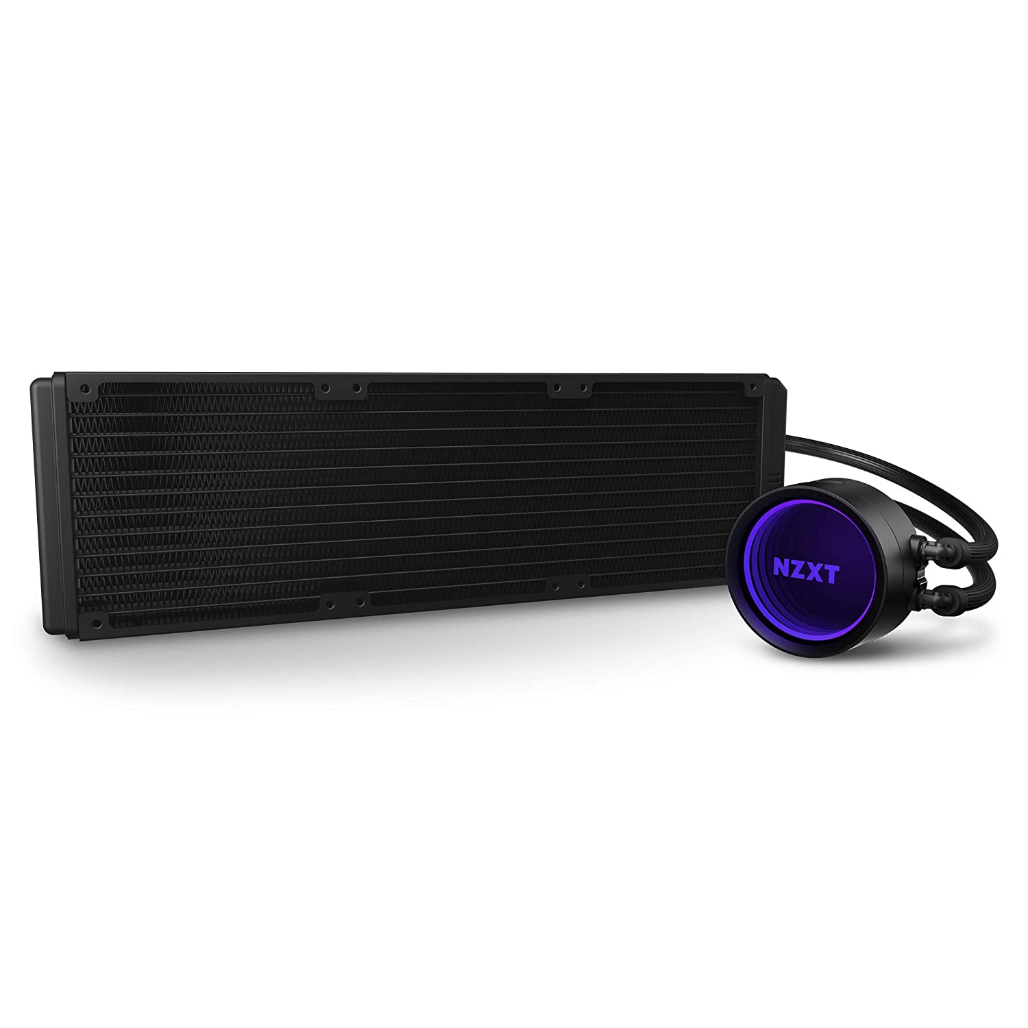 NZXT Kraken X73 360mm - RL-KRX73-01 - AIO RGB CPU Liquid Cooler - Rotating Infinity Mirror Design - Improved Pump - Powered by CAM V4 - RGB Connector - AER P 120mm Radiator Fans (3 Included)