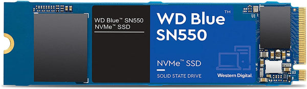 WD Blue SN550 250 Go - 500 Go - SSD interne NVMe 1 To - Gen3 x4 PCIe 8 Gb/s, M.2 2280, 3D NAND, jusqu'à 2 400 Mo/s