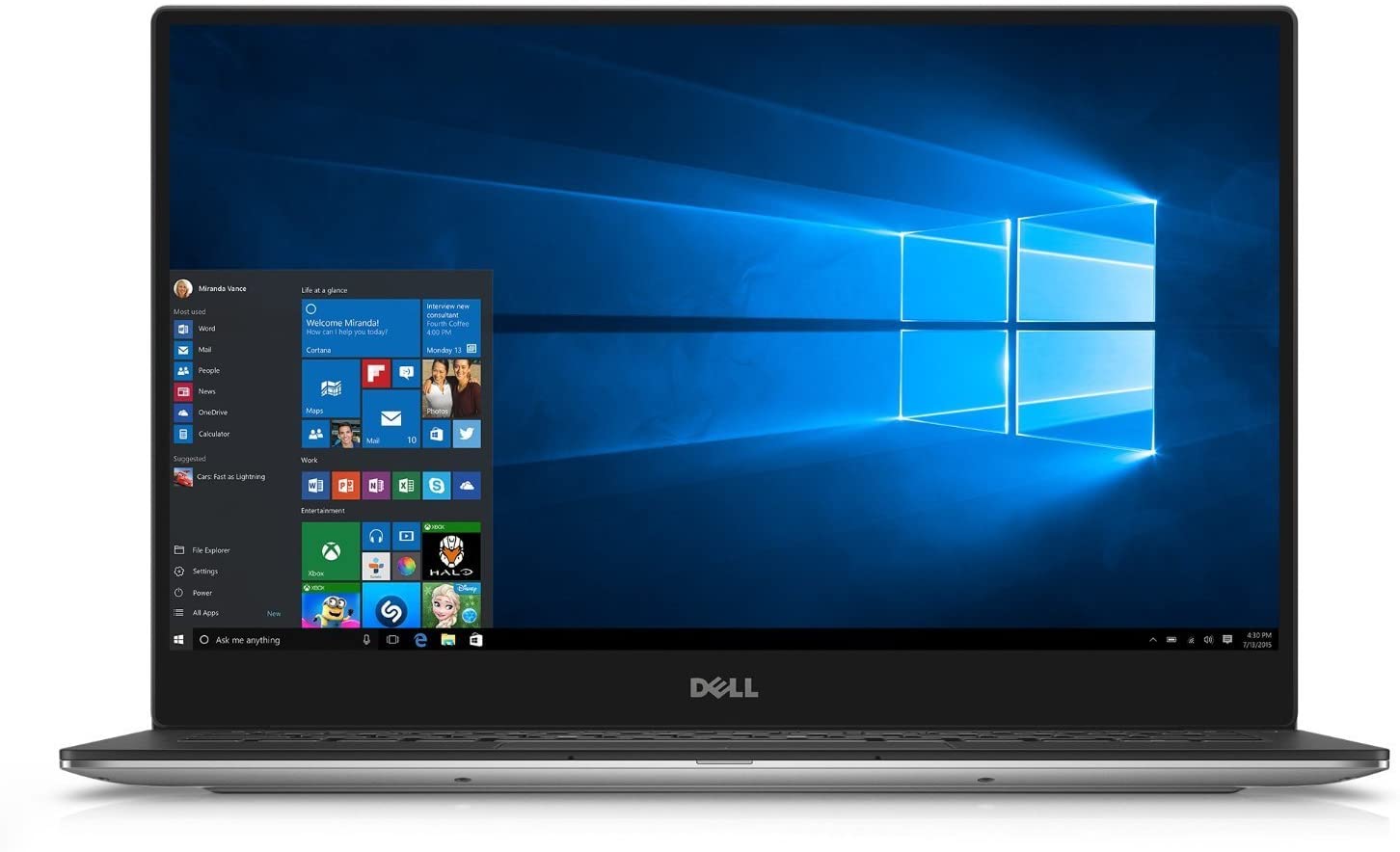 Refurbished Laptop Dell XPS 9350 13.3" (Intel Core i5-6200U/4GB RAM/256 GB SSD/Windows 10)