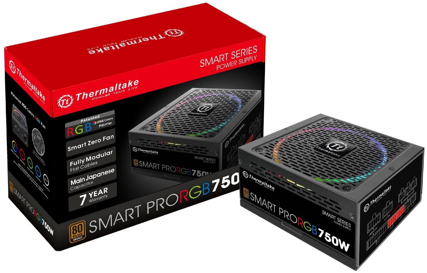 Thermaltake Smart Pro RGB 750W 80+ Bronze Smart Zero