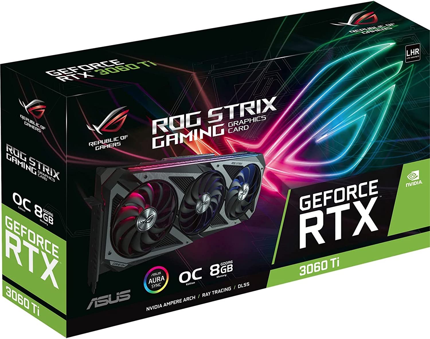 ASUS ROG Strix GeForce RTX 3060 Ti V2 OC Edition - 8GB GDDR6