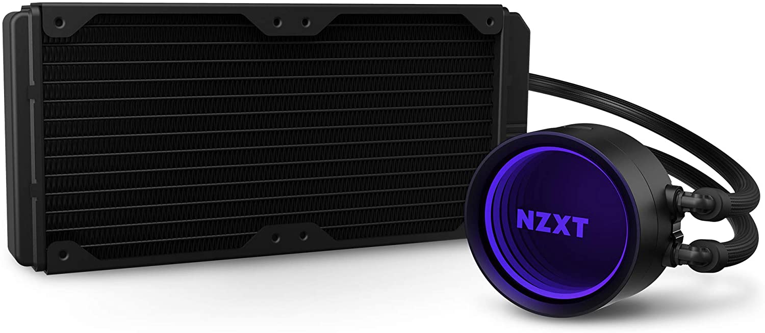 NZXT Kraken X63 280mm (AIO RGB CPU Liquid Cooler/Rotating Infinity Mirror Design/Improved Pump/Powered by CAM V4/RGB Connector/AER P 140mm Radiator Fans)