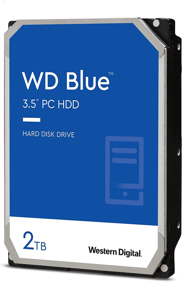 Disque dur PC WD Blue 2 To - Classe 5400 tr/min, SATA 6 Gb/s, cache 256 Mo, 3,5"- WD20EZAZ