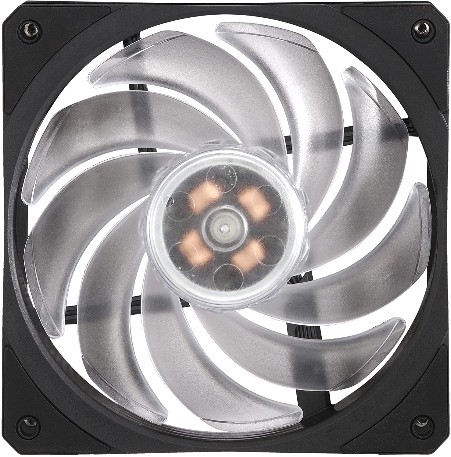 Cooler Master Hyper 212 Black Edition RGB CPU Air Cooler, SF120R RGB Fan, Anodized Gun-Metal Black, Brushed Nickel Fins, 4 Copper Direct Contact Heat Pipes...