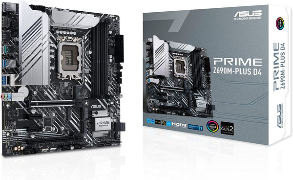 ASUS Prime Z690M-Plus D4 LGA 1700 mATX DDR4