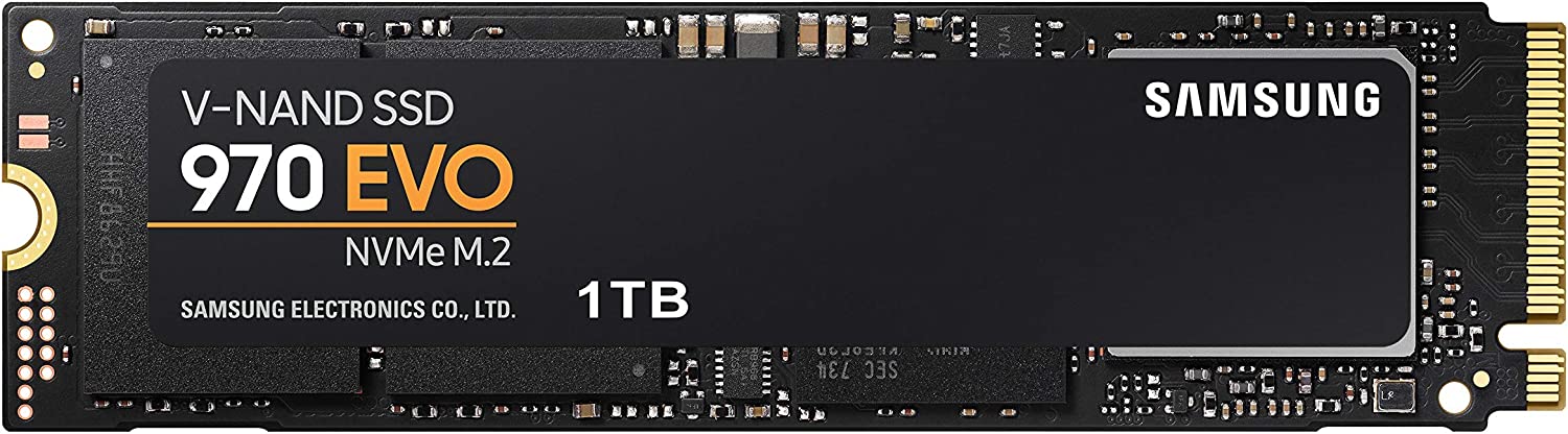 Samsung 970 EVO 1TB NVMe M.2 Internal SSD (MZ-V7E1T0BW)