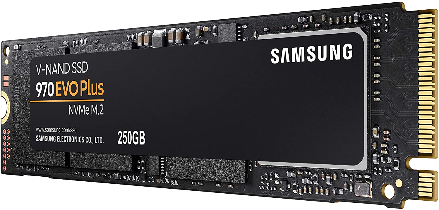 Samsung 970 EVO Plus 250GB NVMe M.2 Internal SSD (MZ-V7S250/AM)