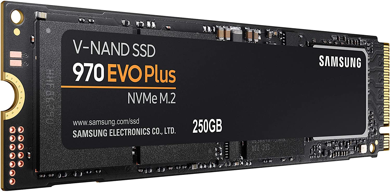 Samsung 970 EVO Plus 250GB NVMe M.2 Internal SSD (MZ-V7S250/AM)